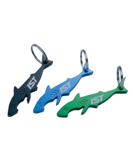 SHARK SHAPED BOTTLE OPENER KEY RING