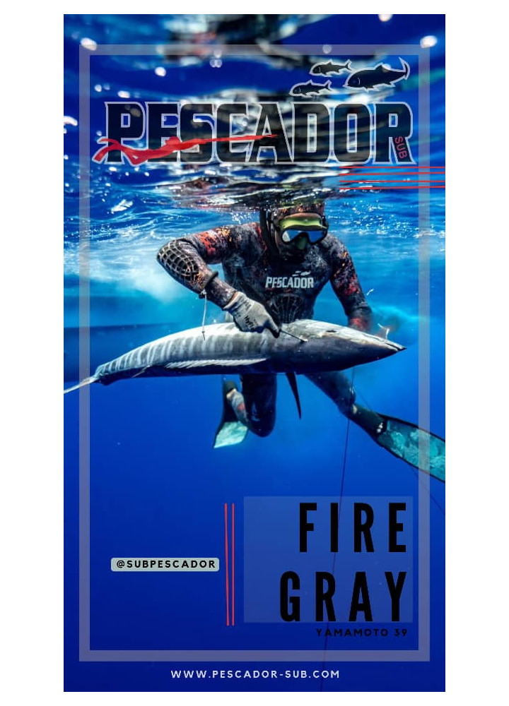 Fato 7/5mm Fire Gray Yamamoto 39 Pescador