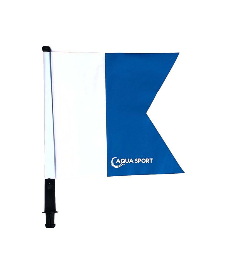 Bandeira Alfa Boia c/ suporte Boia