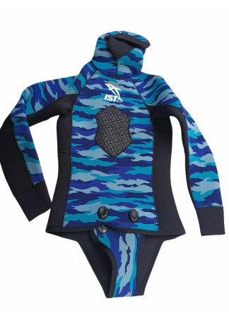 5mm Blue Camu Wetsuit
