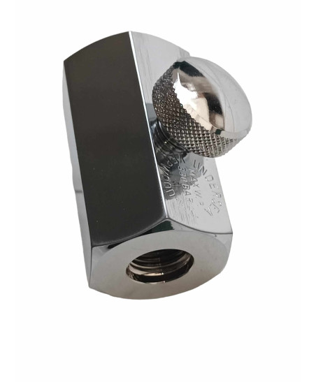 Adapter Hexagon body with 2 G1/4 Outlets