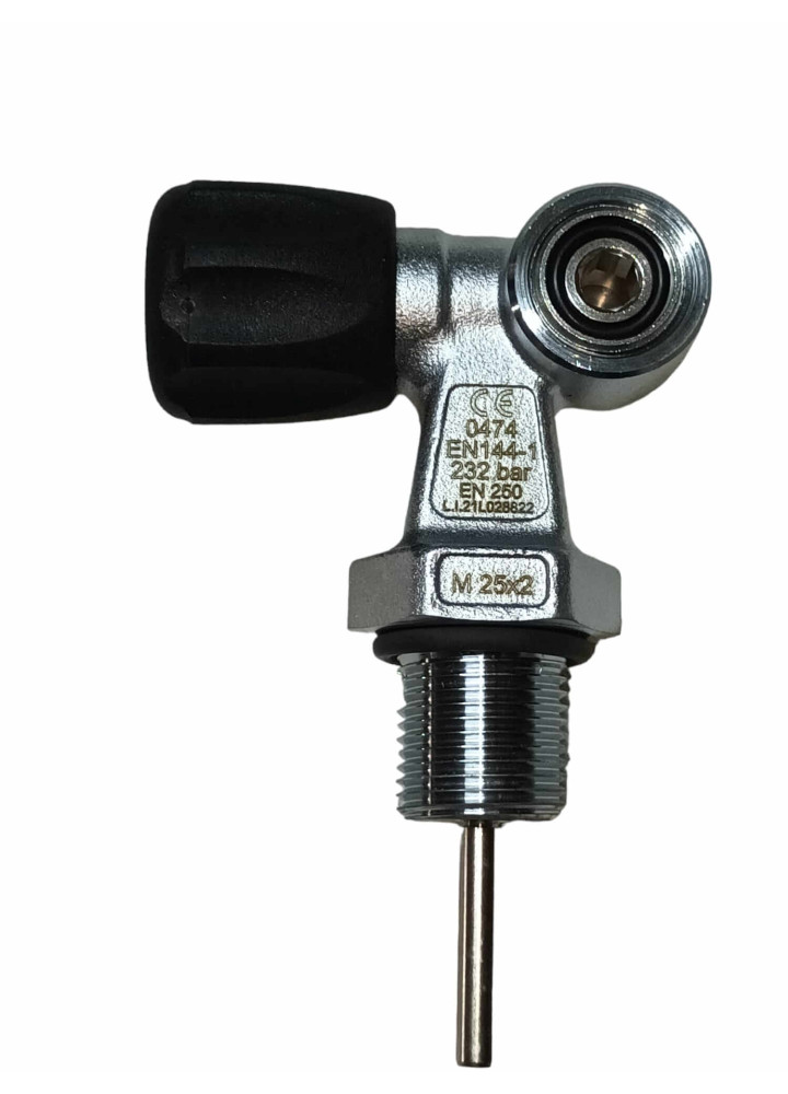 Cylinder Valve M25  DIN 232 BARS