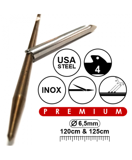 ARPÃO 6.7 MM  125 cm 4Fins (1 Pre load) INVERTER